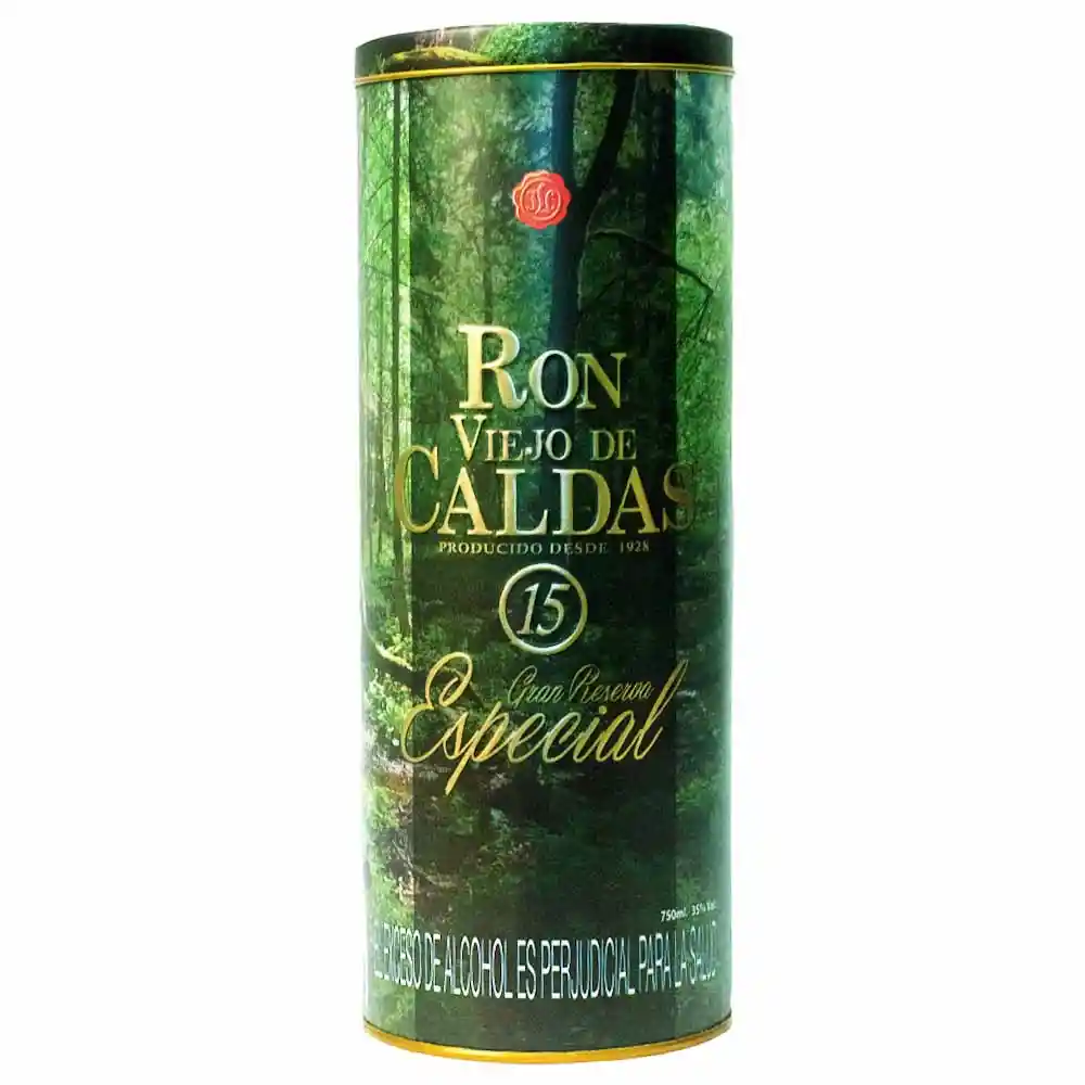 Viejo De Caldas Ron 15 Años 700 Ml Gran Reserva Especial 40 Grados