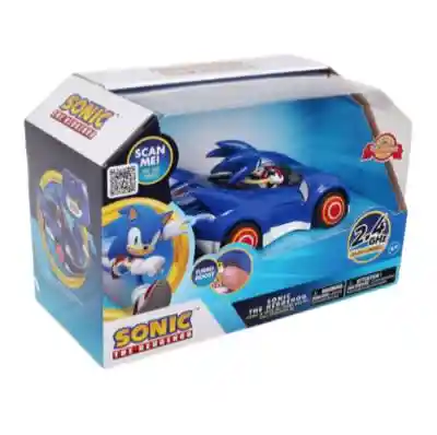 Sonic The Hedgehog Vehículo Radio Control 2.4ghz Turbo Boost C/luces