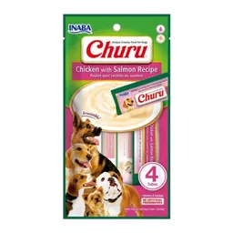 Snack Churu Pollo Y Salmón Para Perros