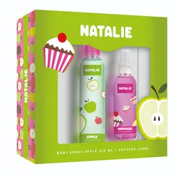 Estuche Natalie Botanicals Apple 205 Ml + Cup Cake 100 Ml Edt