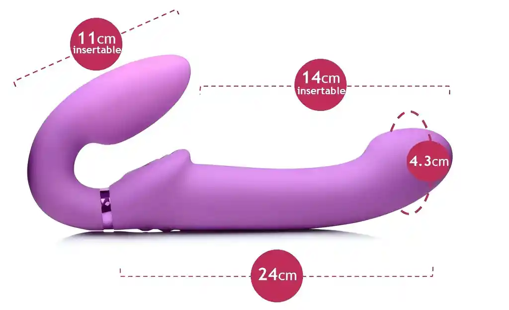 Vibrador Strapless Inflable Ergo Fit G-pulse