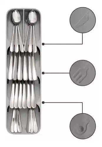 Bandeja Organizadora Para Cubiertos 39x9cm