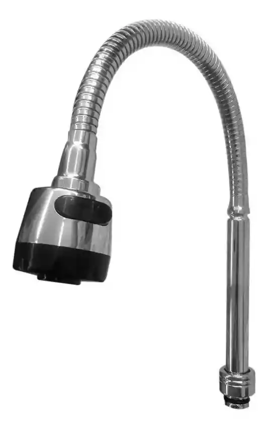 Llave Lavaplatos Monomando Cuello Flexible Giratorio