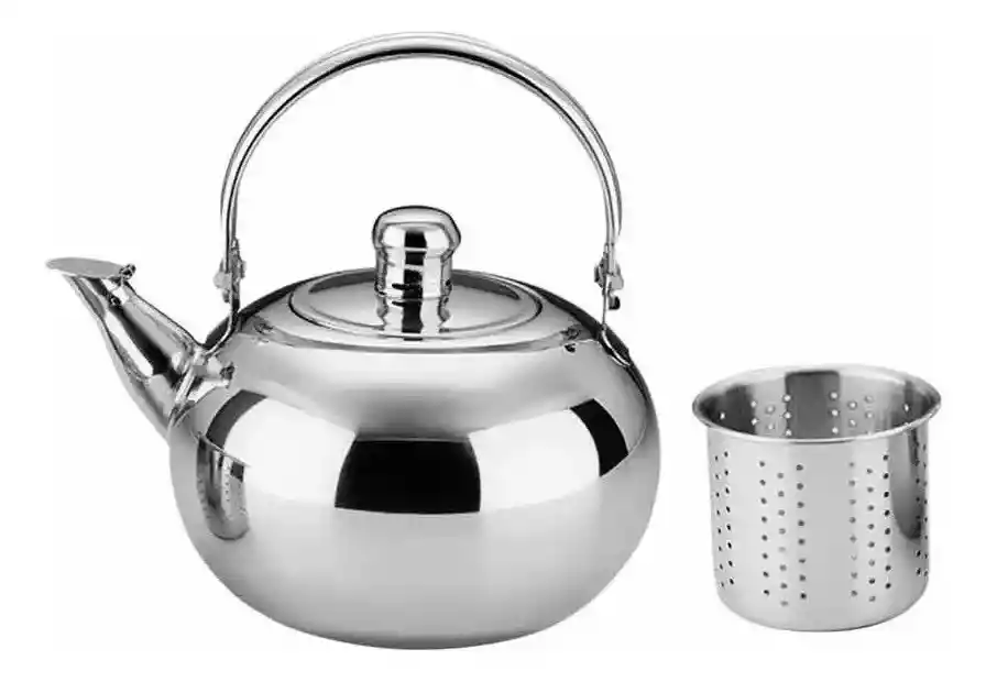 Tetera 600ml Acero Inoxidable Con Filtro