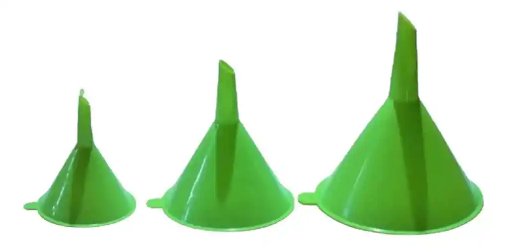 Pack 3 Embudos Plásticos Multiuso