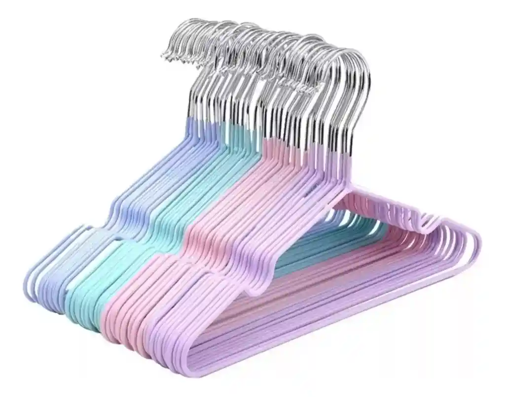 10 Colgadores De Ropa Grandes Antideslizantes