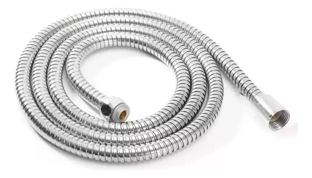 Manguera Ducha Flexible Extensible Cromada Acero Inoxidable