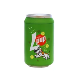 Silly Squeaker Soda Can Lucky Pup, Juguete Perros.