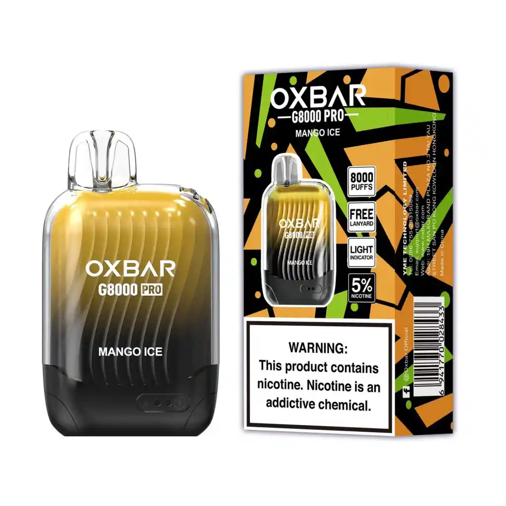 Vaper Mango Ice 8000 Puffs 5% - Oxbar G8000 Pro