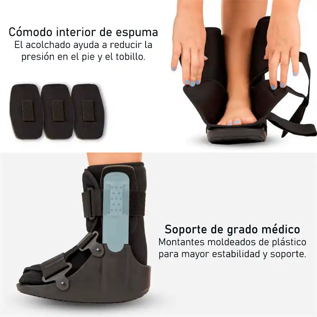 Bota Ortopedica Inmovilizadora Corta Premium Adulto Oneder Talla M