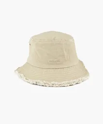 Sombrero Mujer Bucket Figura Beige