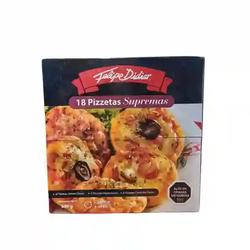 Pizzetas Supremas 18 Unid