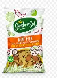 Nut Mix Caju, Mani Salado, Almendras Con Un Toque De Aji Y Limon 270g Sembrasol