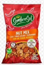 Nut Mix Caju , Mani Salado Almendras Con Un Toque Merken 270g Sembrasol