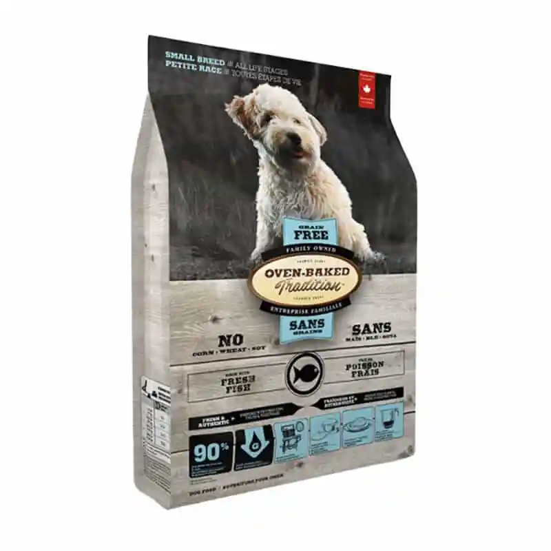 Oven-baked Alimento Para Perros Raza Pequeña Grain Free, Sabor Pescado (5,68 Kg)