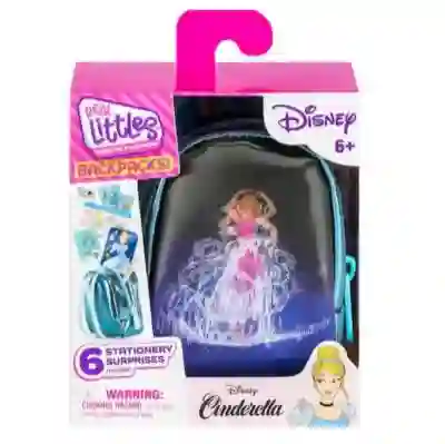 Real Littles Backpacks! Mini Mochila Disney C/accesorios ¡cinderella!