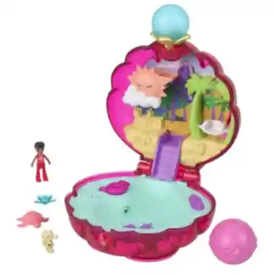 Mattel Polly Pocket Sparkle Cove Adventure Conchita Y Figura Niño