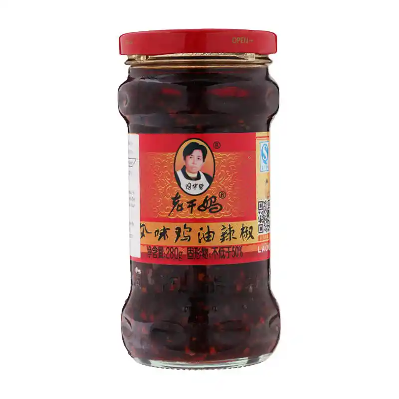 Salsa Lao Gan Ma Aji Con Pollo 280g