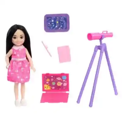 Mattel Barbie Chelsea Muñeca Y Accesorios Profesión Astrónoma