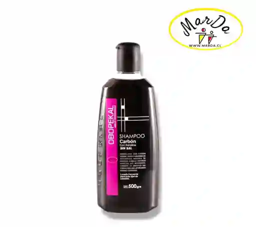 Shampoo Carbon Sin Sal Con Keratina Obopekal 500 Ml