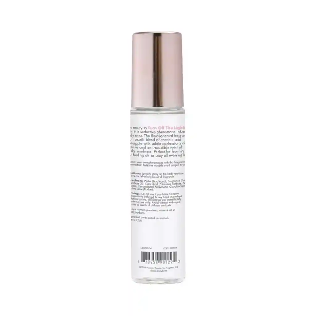 Body Spray Rocío De Feromonas Flores De Oriente (turn Off The Lights) 103 Ml