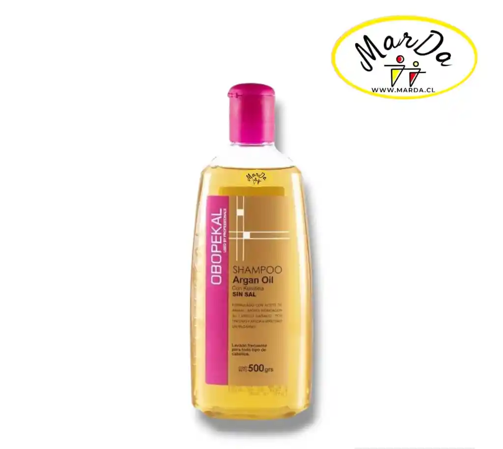 Shampoo Argan Sin Sal Obopekal 500 Ml