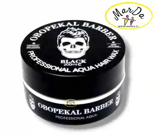 Cera Barber Para Cabello Y Barba Black Obopekal 200 Ml