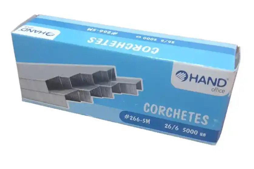 Caja De Corchetes 26-6 5.000u. Hand