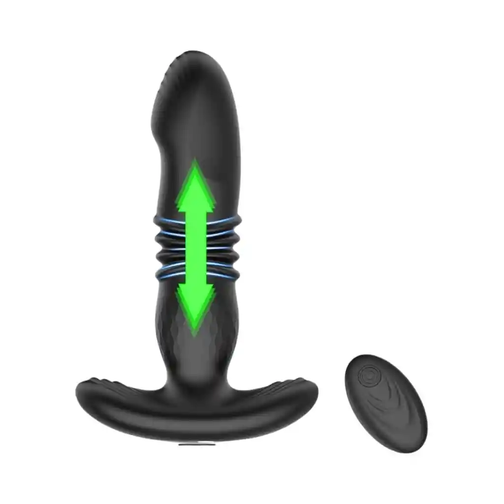 Plug Anal Vibrador Percutor Recargable Posion