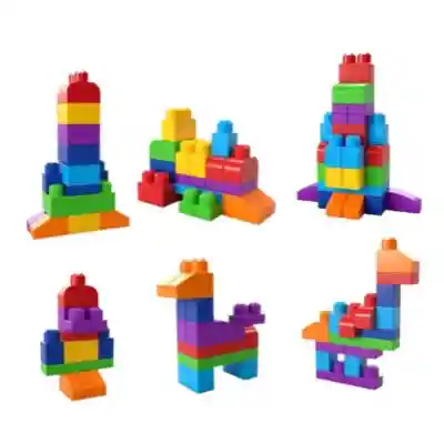 Fisher Price Mega Blocks Bolsa De 60 Bloques