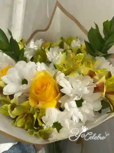 Ramo Mixto Tonos Amarillos