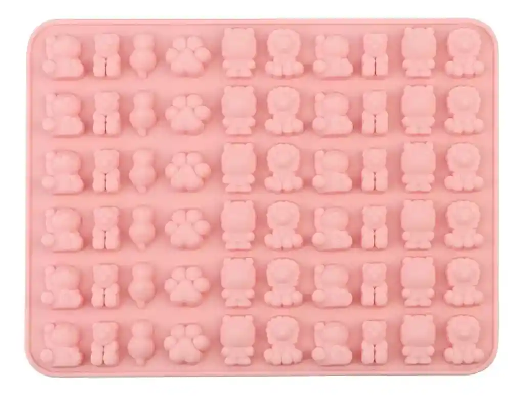 Molde Gomitas Ositos Animalitos Osos De Silicona Repostería