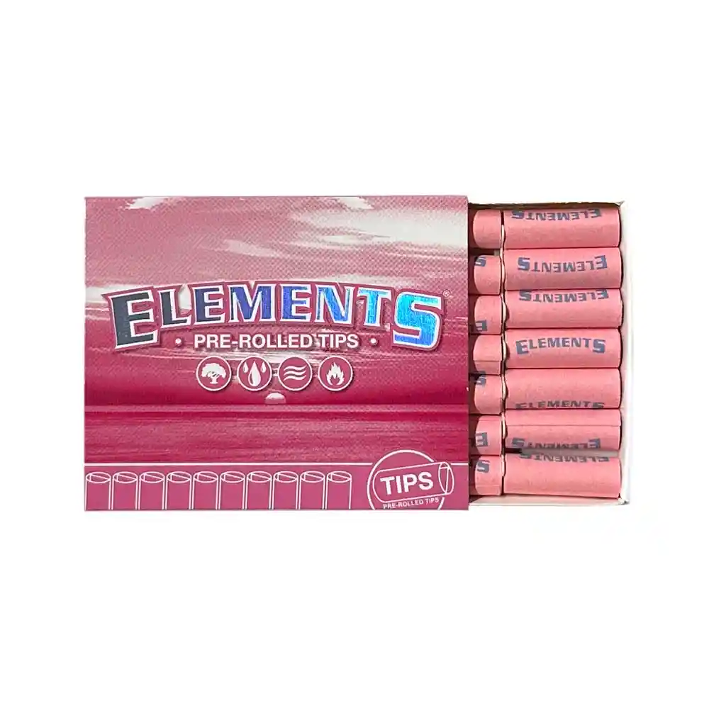 Boquillas Pre-enroladas Pink Elements 21 Uds.