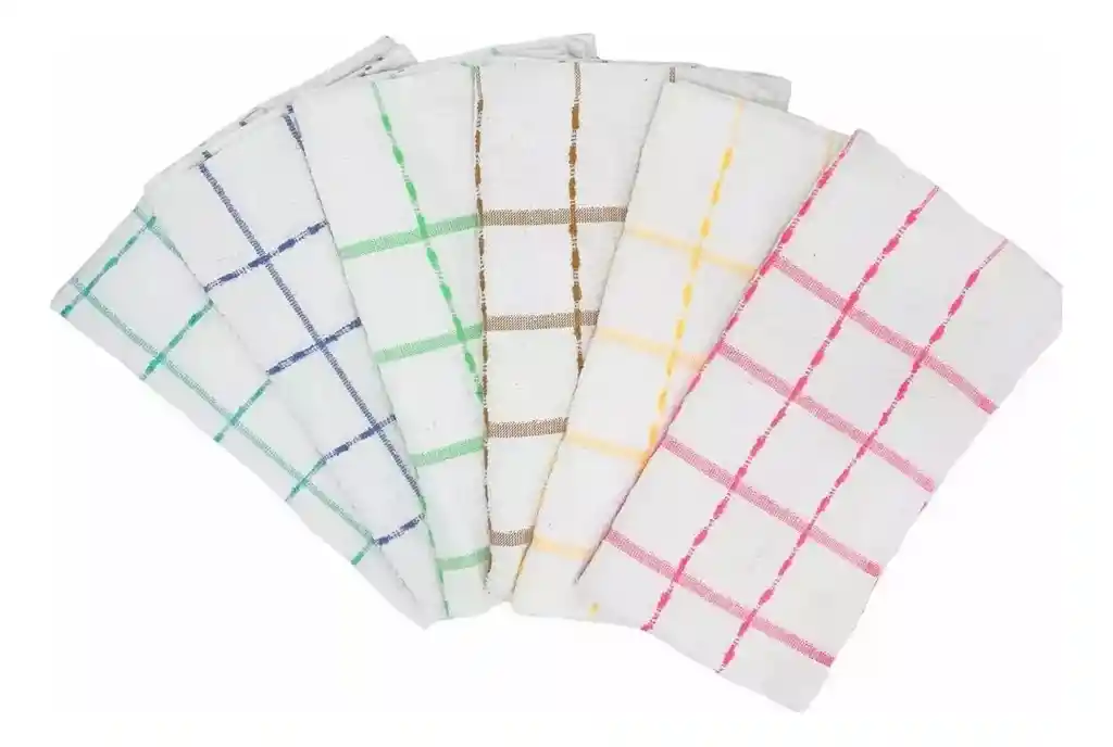 12 Paños De Cocina Toallas Grueso Extra Absorbente Docena