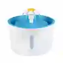 Fuente De Agua Para Bebedero Para Mascotas Eléctrico 1.6 L (celeste)