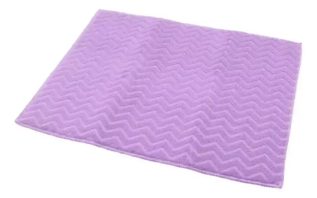 Paño Acolchado Microfibra Secar Loza 50x40cm Morado