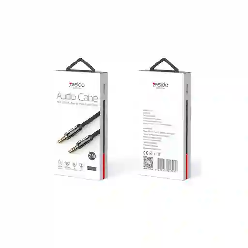 Cable Adaptador De Audio Jack 3,5mm Macho A Jack 3,5mm Macho, Trenzado, Sin Delay