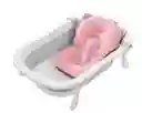 Cojín Malla Hamaca D Baño Para Bañera Tina Bebe Tipo Asiento Rosa