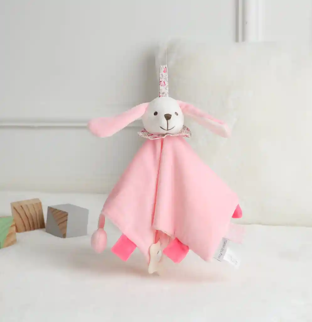 Tuto Sensorial Con Coneja Rosado Plush