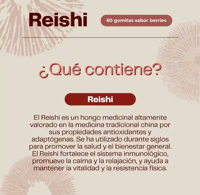 Reishi Hongo 500 Mg 60 Capsulas