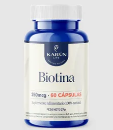 Biotina 150mcg 60 Cápsulas