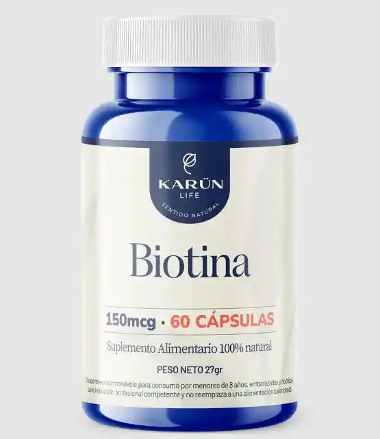 Biotina 150mcg 60 Cápsulas