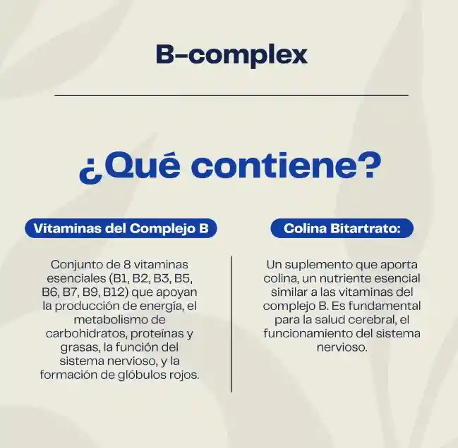 B-complex 440mg 60 Capsulas