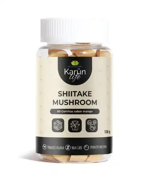 Shiitake Hongo Gomitas 60 Unidades