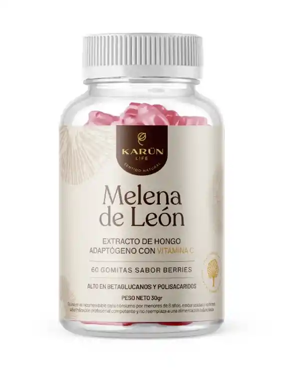 Hongo Melena De León + Vitamina C 60 Gomitas