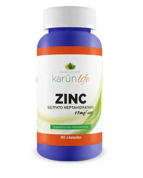 Zinc 15mg 60 Capsulas