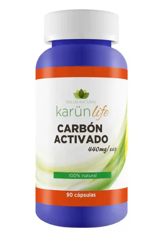 Carbón Activado 90 Capsulas 440 Mg