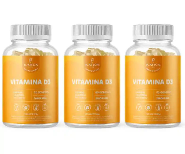 Gomita Vitamina D3 800 Iu 60 Unidades