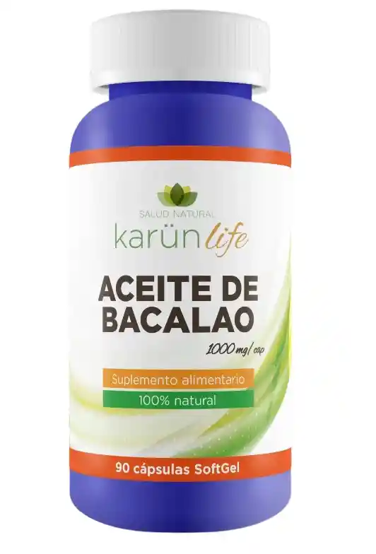 Aceite De Bacalao 90 Cápsulas 1000 Mg