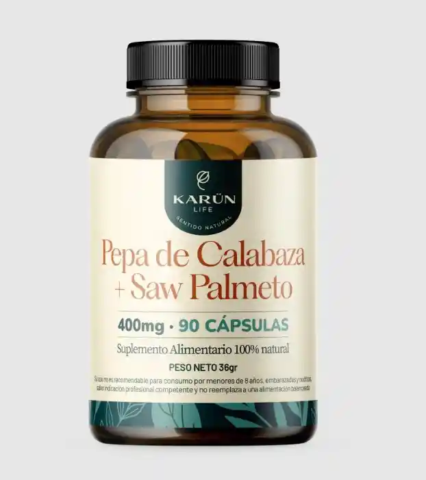 Pepa De Calabaza + Saw Palmeto 400mg